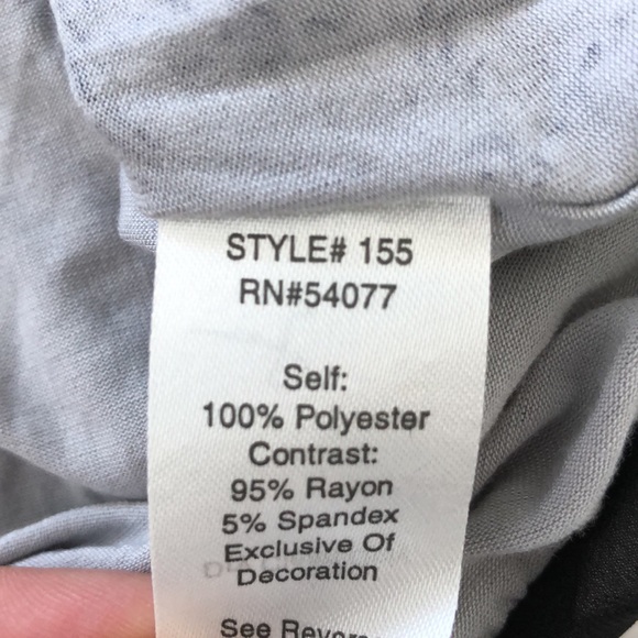 CAbi Black Mesh Overlay Top with Jewels #155 - Picture 8 of 9